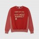 Champion City Meat Market Crewneck Φούτερ Κόκκινο / Pre-Owned